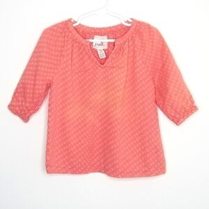 Peek Polka Dot Shirt Blouse V Neck 2/3